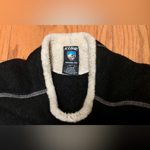 Vtg Men’s XL KUHL Alfpaca Fleece Lightweight Packable Stovepipe Rollneck Sweater - Picture 8 of 14